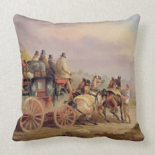 Post-Züge auf der Straße: Das "Quecksilber" Devonp Kissen