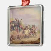 Post-Züge auf der Straße: Das "Quecksilber" Devonp Silbernes Ornament (Links)