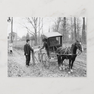 Postabteilung Paketpost Postkarte