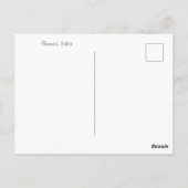 Postacard eines Gondelbootes in Venezia, Italien Postkarte (Rückseite)