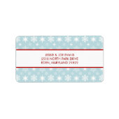 Postadressen für Weihnachtskarten Adressaufkleber (Vorne)