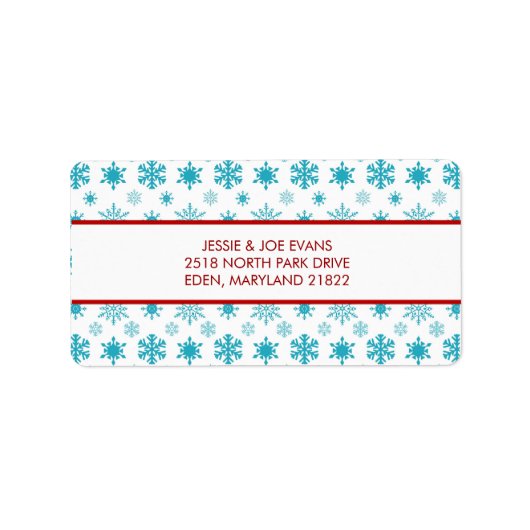 Postadressen für Weihnachtskarten Adressaufkleber (Vorne)