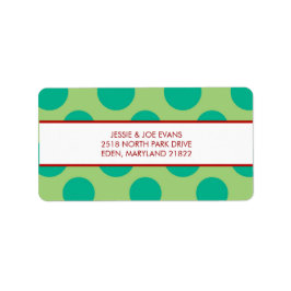 Postadressen für Weihnachtskarten Adressaufkleber