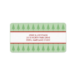 Postadressen für Weihnachtskarten Adressaufkleber