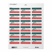 Postadressen für Weihnachtskarten Adressaufkleber (Vorne)