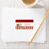 Postadressen für Weihnachtskarten Adressaufkleber (Insitu)