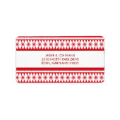Postadressen für Weihnachtskarten Adressaufkleber (Vorne)