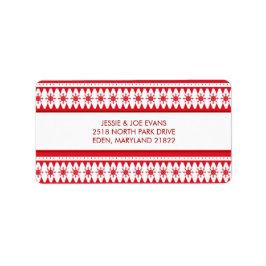 Postadressen für Weihnachtskarten Adressaufkleber