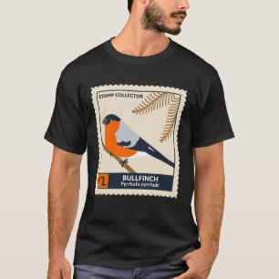 Postage Briefmarke Collector Philatelisten Bullfin T-Shirt