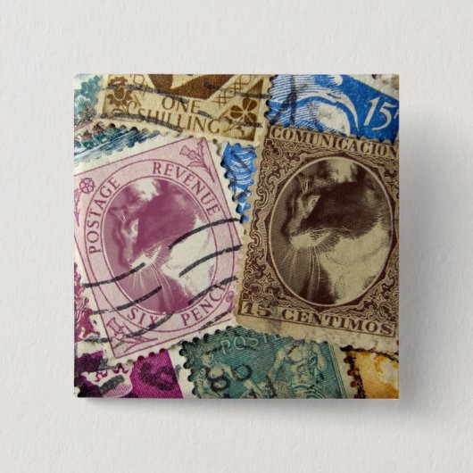 Postage Briefmarke Lucy Button (Vorderseite)