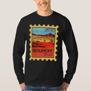 Postage Briefmarke mit Wüstenlandschaft Beaumont i T-Shirt