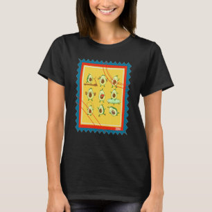 Postage Briefmarke Vegetarian Avocado Workout T-Shirt