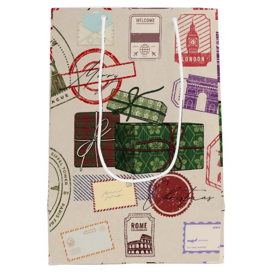 Postage christmas mittlere geschenktüte (Rückseite)