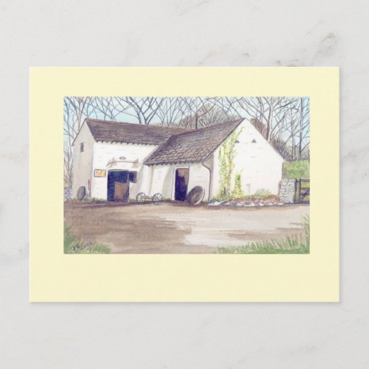 Postakard der Mühle pontllanfraith Postkarte (Vorderseite)