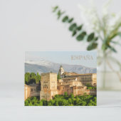 Postal Alhambra de Granada, Andalucía, España Postkarte (Stehend Vorderseite)