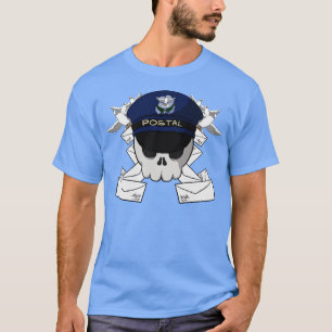 Postal Crew Jolly Pirat keine Unterschrift T-Shirt