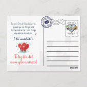 Postal de amistad para san valentin postkarte (Rückseite)
