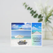 POSTAL DE ARCHIPIELAGO LOS ROQUES POSTKARTE (Stehend Vorderseite)