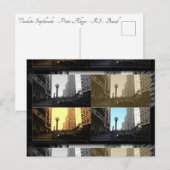 Postal de Festas de Fim de Ano Porto Alegre - RS Postkarte (Vorne/Hinten)