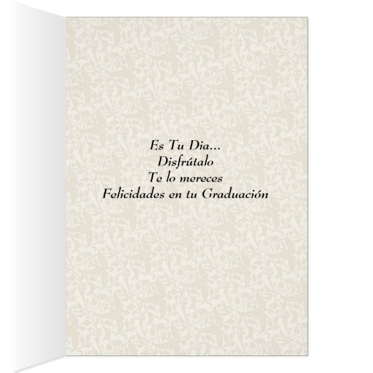 Postal de Graduacion (Innen (Rechts))