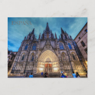 postal de la Sagrada Familia en Barcelona, Spanien Postkarte