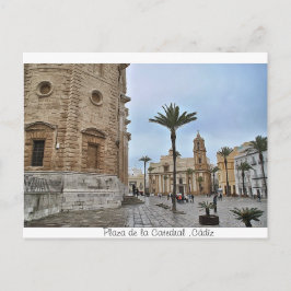 Postal de Plaza de la Catedral, Cádiz Postkarte