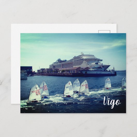 Postal de Vigo Postkarte (Vorne/Hinten)