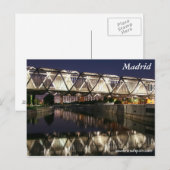 Postal del "Puente de Perrault" Postkarte (Vorne/Hinten)