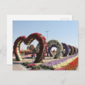 Postal Dubai Miracle Garden Postkarte (Vorne/Hinten)