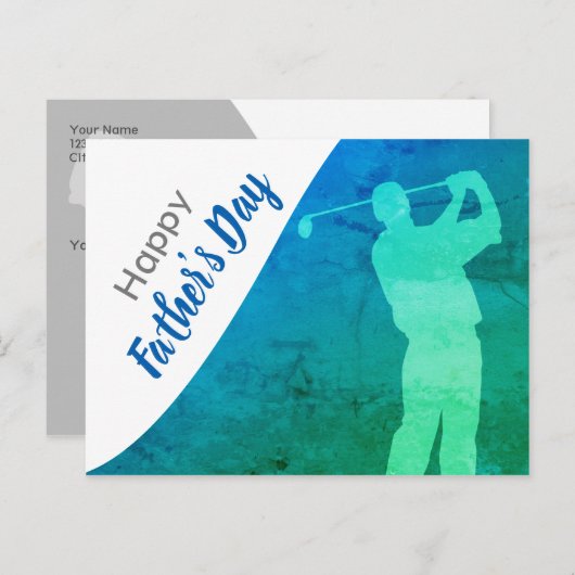 Postal - Feliz Día del Padre 20 Postkarte (Vorne/Hinten)