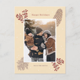 Postal festiva baya rama navidad invierno vintage feiertagspostkarte