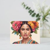 Postal festiva feiertagspostkarte (Stehend Vorderseite)