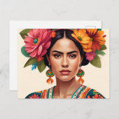 Postal festiva feiertagspostkarte (Vorne/Hinten)