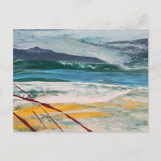 Postal Green Sea  Postkarte (Vorderseite)