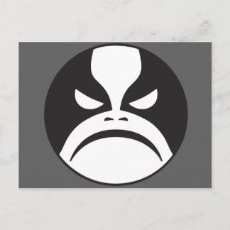 Postal Icono Metalizado negro Postkarte