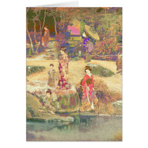 Postal Japanischer Garten II / Washed Edition