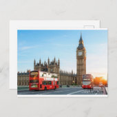 Postal London. Postkarte (Vorne/Hinten)