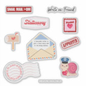 Postal Love Pen Pal Vinyl Stickers Aufkleber (Vorderseite)