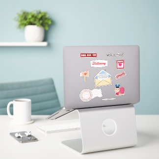 Postal Love Pen Pal Vinyl Stickers Aufkleber