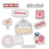 Postal Love Pen Pal Vinyl Stickers Aufkleber (Vorderseite)
