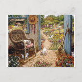 Postal Macetas, Flores y Colores Postkarte (Rückseite)