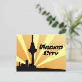 Postal Madrid Postkarte (Stehend Vorderseite)