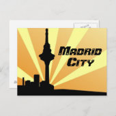 Postal Madrid Postkarte (Vorne/Hinten)
