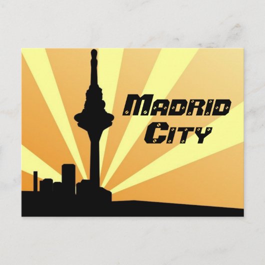 Postal Madrid Postkarte (Vorderseite)
