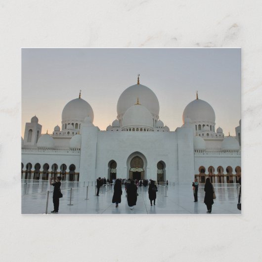 Postal Mezquita Sheik Zayed, Abu Dabi Postkarte (Vorderseite)