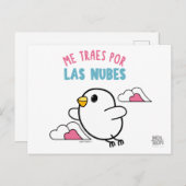 Postal Mostropi│ Me traes por la nubes Postkarte (Vorne/Hinten)