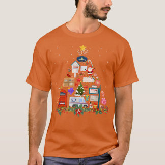 Postal Service Christmas Tree Ornament Tree Xmas 2 T-Shirt
