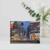 Postal Shinjuku, Tokio Postkarte (Stehend Vorderseite)