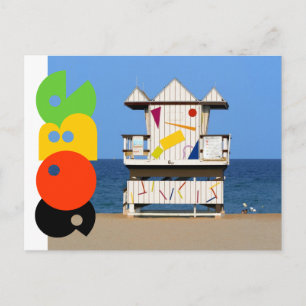 Postal South Beach Miami Postkarte