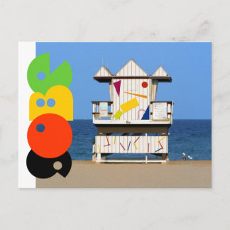 Postal South Beach Miami Postkarte